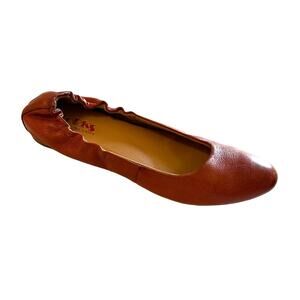 Korks | Kork-Ease Size 8 Leather Ballet Flats Burnt Orange